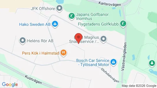 Kantorruimte te huur i Halmstad - Foto uit Google Street View