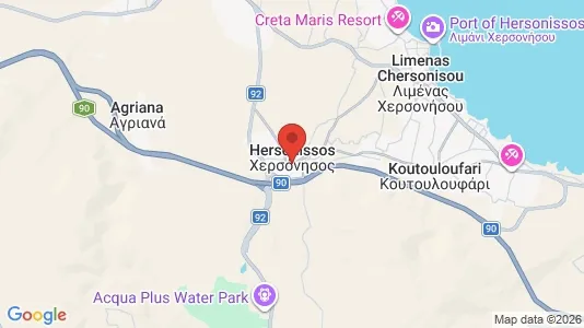 Espacios de oficina En alquiler i Hersonissos - Foto de Google Street View