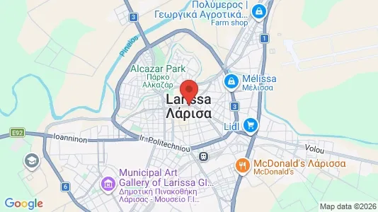 Butikslejemål til leje i Larissa - Foto fra Google Street View