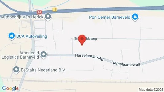 Toimistotilat Vuokrattavana i Barneveld - Kuva Google Street Viewstä