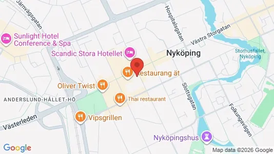 Kontorlokaler til leje i Nyköping - Foto fra Google Street View