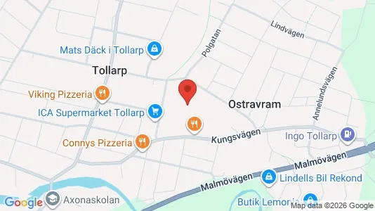 Lokaler til leje i Kristianstad - kort over placeringen