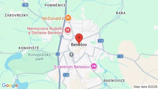 Lager zur Miete i Benešov – Foto von Google Street View