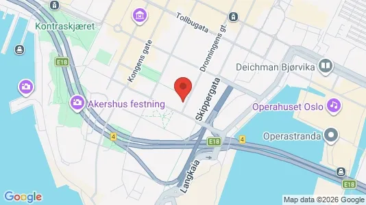 Espacios de oficina En alquiler i Oslo Sentrum - kort over placeringen