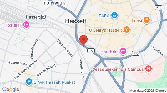 Gewerbeflächen zum Kauf i Hasselt – Foto von Google Street View