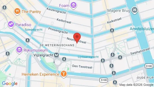 Toimistotilat Vuokrattavana i Amsterdam Centrum - Kuva Google Street Viewstä