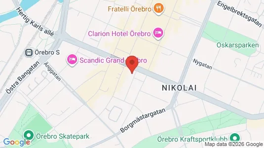 Kontorlokaler til leje i Örebro - Foto fra Google Street View
