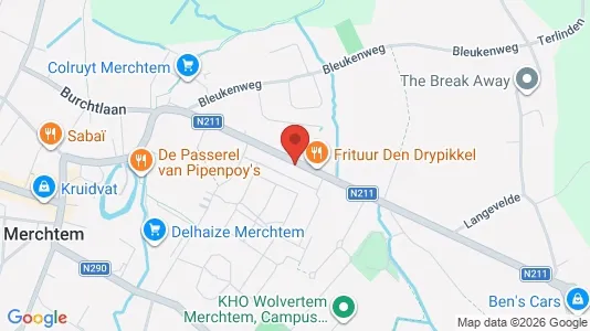 Office spaces for sale i Merchtem - kort over placeringen