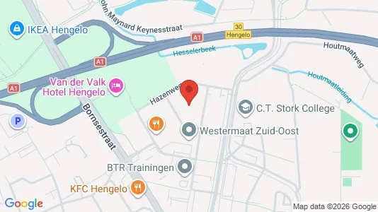Office spaces for rent i Hengelo - kort over placeringen