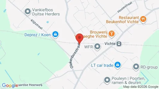Lagerlokaler til leje i Anzegem - kort over placeringen