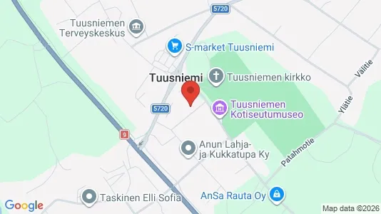 Nieruchomości komercyjne Na sprzedaż i Tuusniemi - kort over placeringen