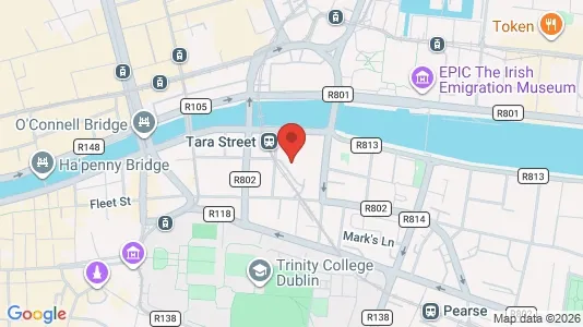 Office spaces for sale i Dublin 2 - kort over placeringen