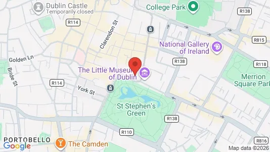 Office spaces for sale i Dublin 2 - kort over placeringen