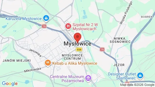 Lagerlokaler til leje i Mysłowice - Foto fra Google Street View