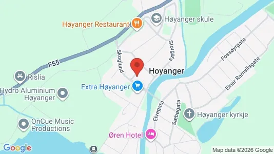 Werkstätte zum Kauf i Høyanger – Foto von Google Street View
