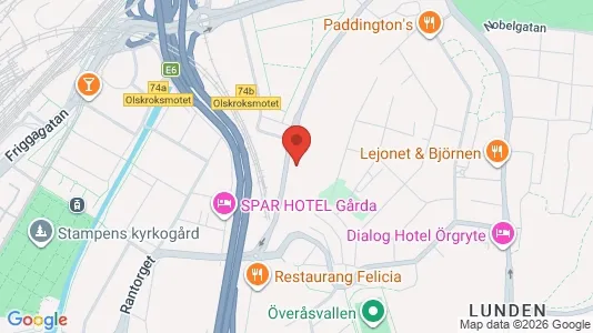 Gewerbeflächen zur Miete i Örgryte-Härlanda - kort over placeringen