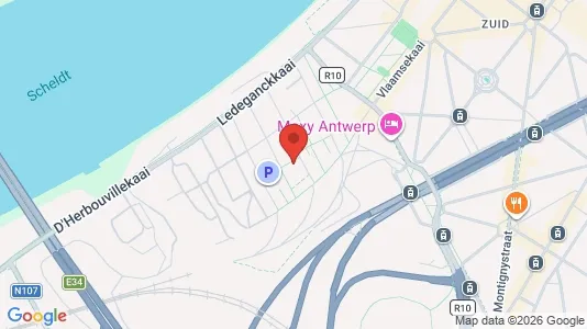 Företagslokaler för uthyrning i Stad Antwerp - kort over placeringen