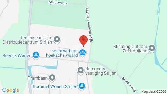 Commercial properties for rent i Strijen - kort over placeringen
