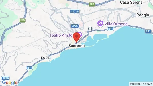 Liikekiinteistöt Myynnissä i Sanremo - Kuva Google Street Viewstä