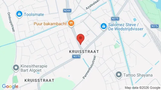 Commercial properties for rent i Ieper - kort over placeringen