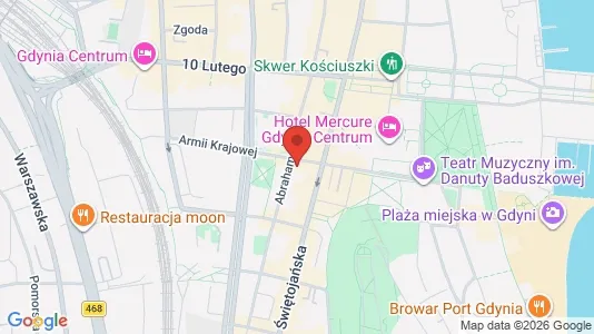 Espacios de oficina En alquiler i Gdynia - Foto de Google Street View
