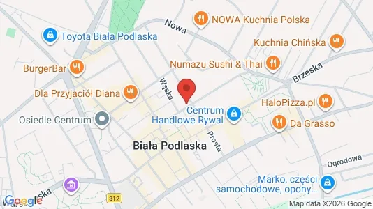 Kontorer til leie i Biała Podlaska – Bilde fra Google Street View