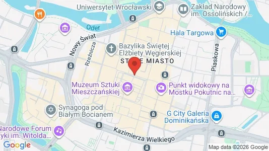 Büros zur Miete i Wrocław – Foto von Google Street View