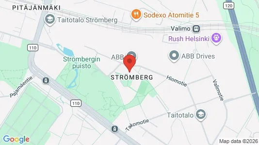 Kontorlokaler til leje i Helsinki Läntinen - kort over placeringen