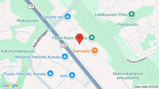 Office spaces for rent i Helsinki Läntinen - kort over placeringen