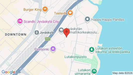 Office spaces for rent i Jyväskylä - kort over placeringen