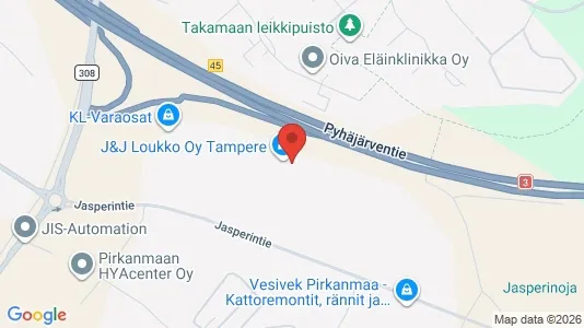Företagslokaler för uthyrning i Birkala - kort over placeringen