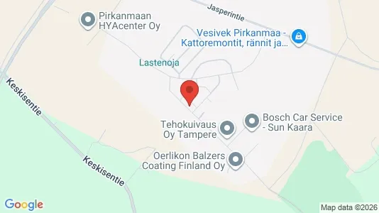 Büros zur Miete i Pirkkala - kort over placeringen