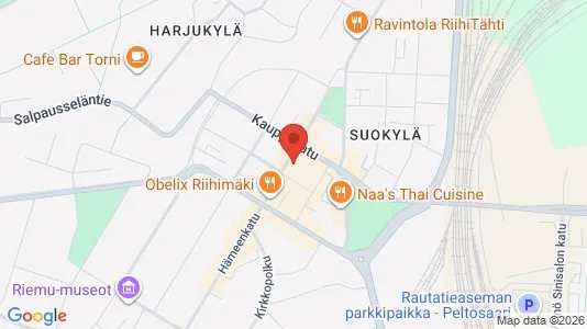 Nieruchomości komercyjne Na sprzedaż i Riihimäki - kort over placeringen