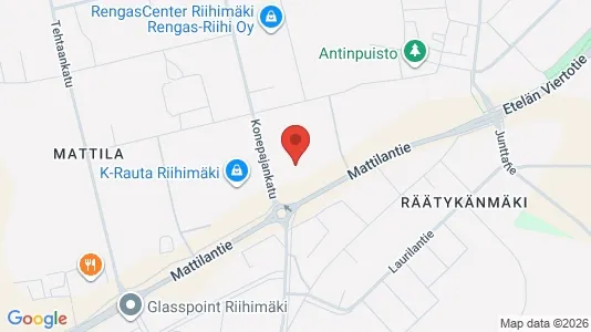Kontorlokaler til leje i Riihimäki - Foto fra Google Street View