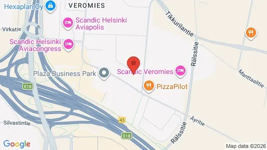 Toimistotilat Vuokrattavana i Vantaa - Kuva Google Street Viewstä