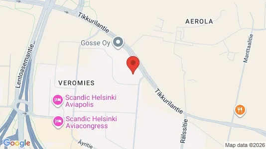 Kontorlokaler til leje i Vantaa - Foto fra Google Street View