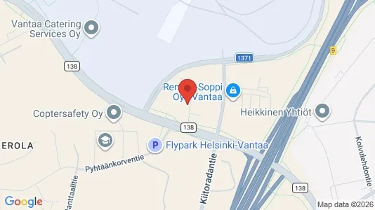 Lagerlokaler til leje i Vantaa - Foto fra Google Street View