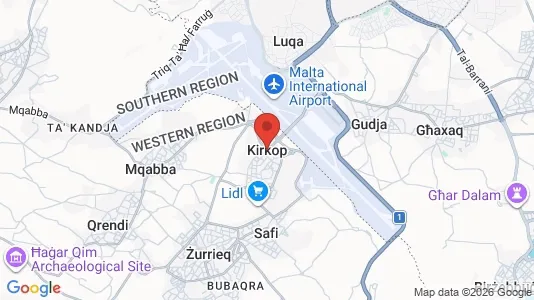Shops for rent i Ħal Kirkop - Photo from Google Street View