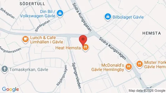 Gewerbeflächen zur Miete i Gävle - kort over placeringen