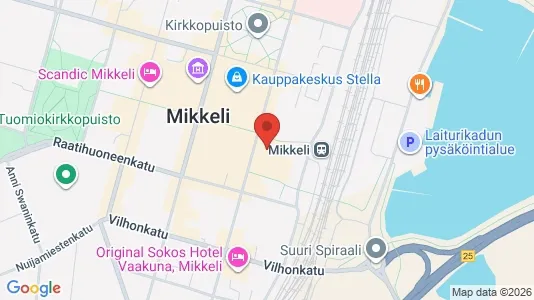 Kontorlokaler til leje i Mikkeli - Foto fra Google Street View