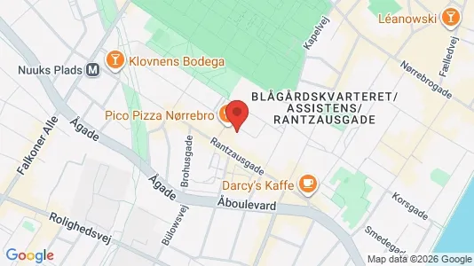 Office spaces for rent i Nørrebro - kort over placeringen