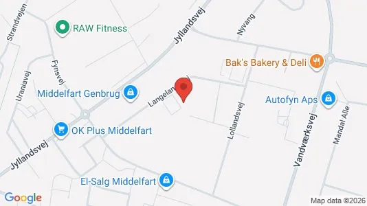 Büros zur Miete i Middelfart – Foto von Google Street View