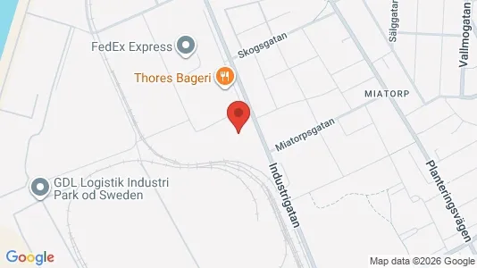 Espacios de oficina En alquiler i Helsingborg - Foto de Google Street View