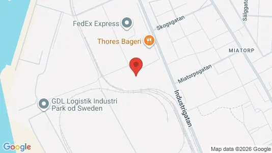 Kontorlokaler til leje i Helsingborg - Foto fra Google Street View