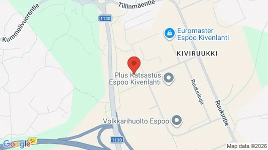 Værkstedslokaler til leje i Espoo - Foto fra Google Street View