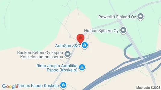 Werkstätte zur Miete i Espoo – Foto von Google Street View