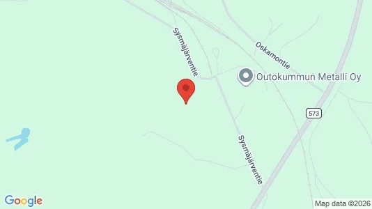 Industrial properties for rent i Outokumpu - kort over placeringen
