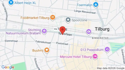 Kontorlokaler til leje i Tilburg - Foto fra Google Street View