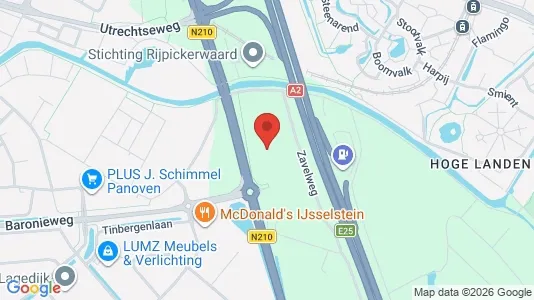 Lokaler til leje i IJsselstein - kort over placeringen