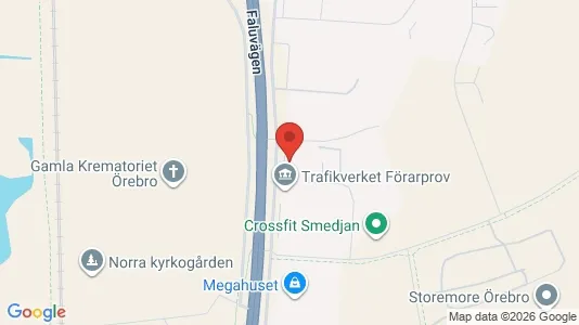 Lagerlokaler til leje i Örebro - kort over placeringen